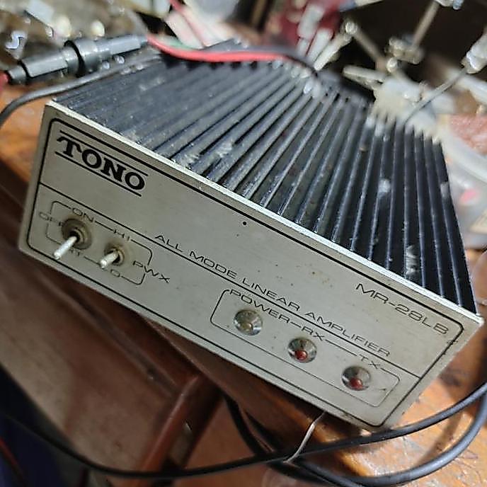 BEKAS LINEAR RF AMPLIFIER TONO MR-28LB BOSTER BOOSTER BOSSTER HF RADIO CB GRH27
