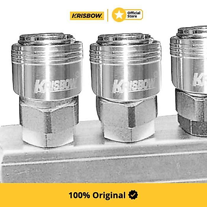 Krisbow Multi Quick 4 Coupler CRQC4J - Penghubung Cepat dan Tahan Lama