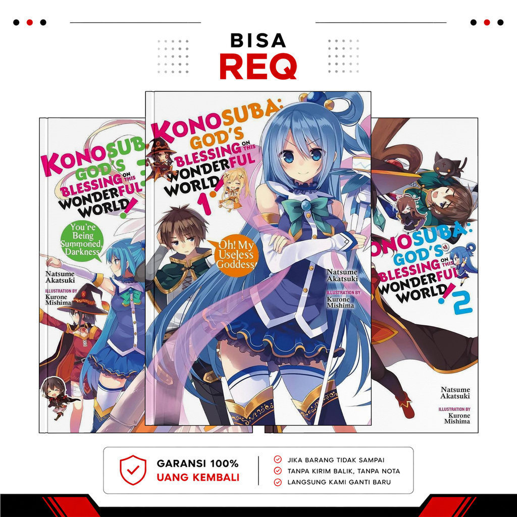 Konosuba: God's Blessing on This Wonderful World, Vol. 1-18 ( Light Novel ) by Natsume Akatsuki
