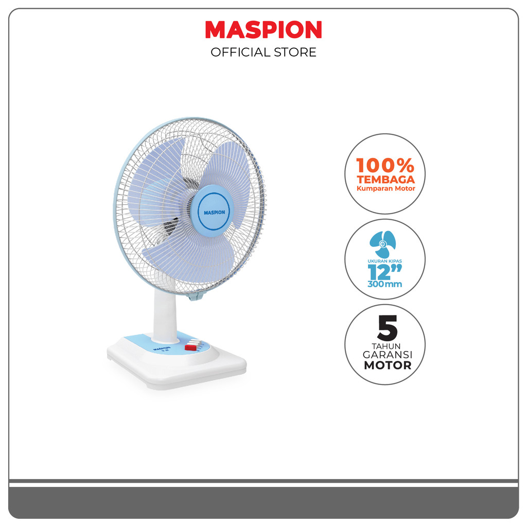 Maspion Kipas Angin Meja Desk Fan 12 Inch EF-302