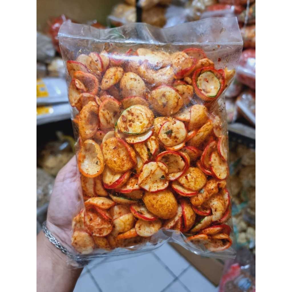 

Kerupuk Seblak Kencur berat 200gr