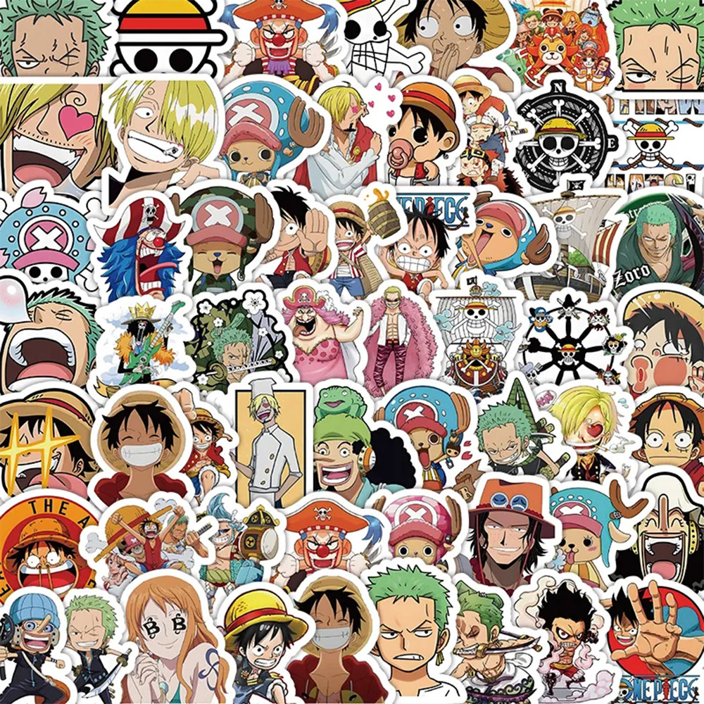 

10/30/50/100pcs Anime ONE PIECE Luffy Gear Fifth Chibi Stickers Kawaii Kids Cartoon Decoration Decals Waterproof DIY Sticker Toy