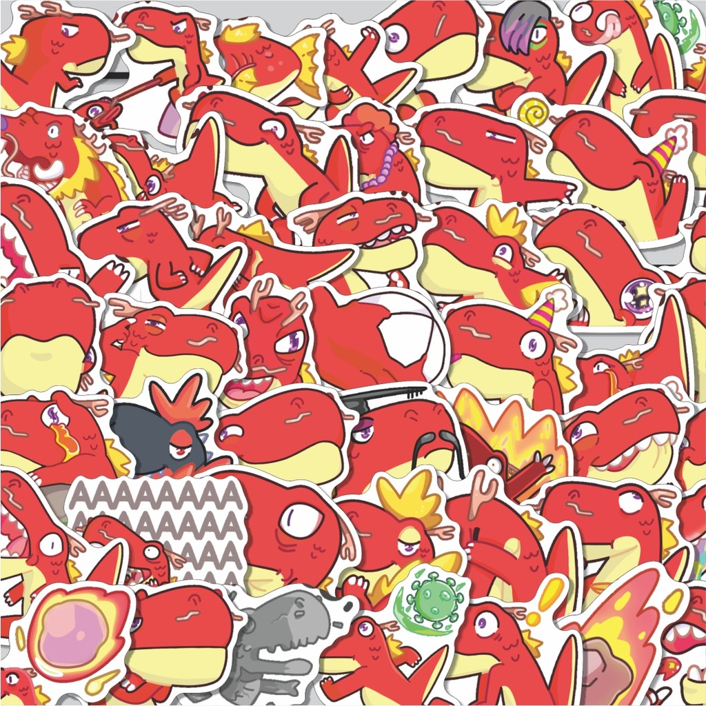 

Stiker Cutting Pack Stiker Animal Cute Dragon Moon [Bulan Naga] Isi 100Pcs Series Aesthetic Lucu Keren Untuk Koper Bahan Vynil