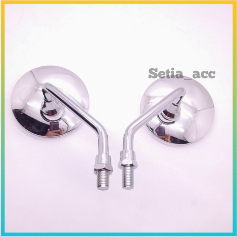 Spion retro bulat klasik Fazzio Scoopy genio mio drat yamaha Honda