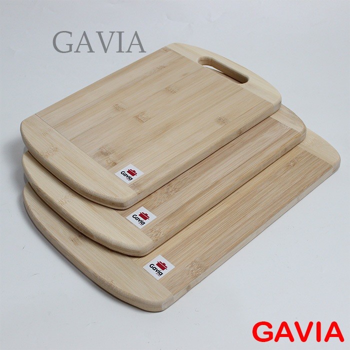 Talenan Kayu TEBAL / Talenan Kayu Bamboo Segi Kotak / Talenan Set / Tempat Potong Sayur Kayu GAVIA Y
