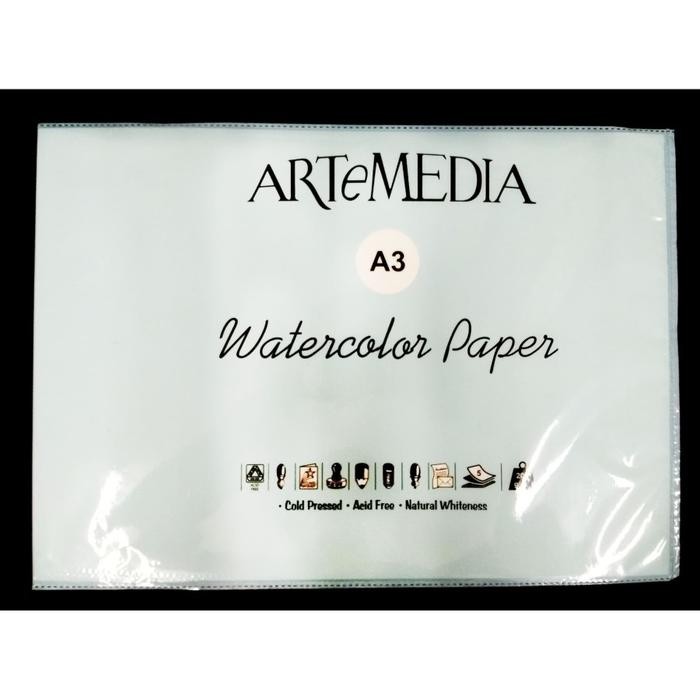 

Artemedia Watercolor Paper A3 Kertas Gambar Lukis Cat Air Watercolour