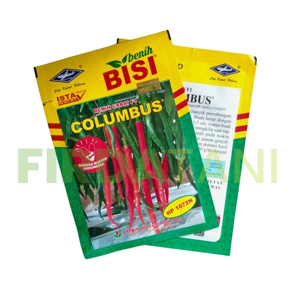 Cabe Besar Columbus F1 Cabe Hibrida Tahan Virus Original Pabrik