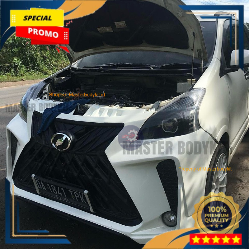 Paket Upgrade Body Kit  Lexus bemper All new Avanza Xenia Veloz Custom 2012-2015 include Lampu Grade