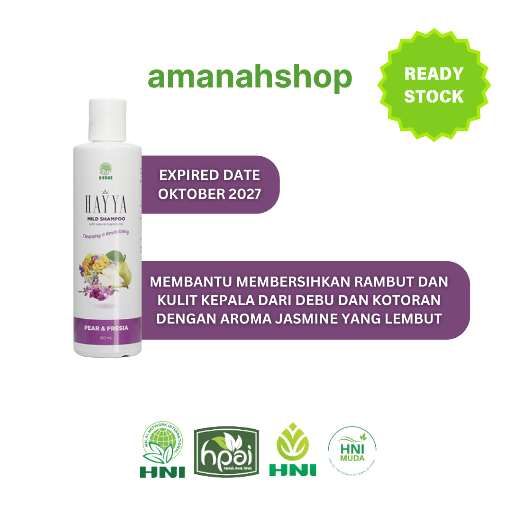 Hayya Shampo Pear HNI Hpai