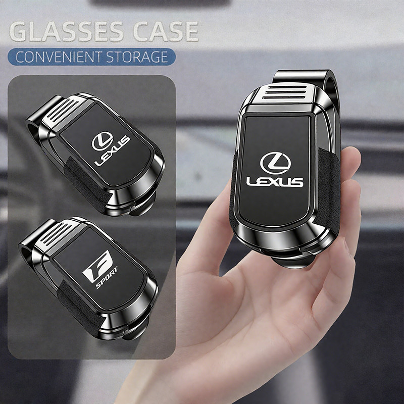 Lexus Car Sun Visor Glasses Clip Sunglasses Storage Bracket For Lexus F SPORT ES RX NX LS UX LM LX G