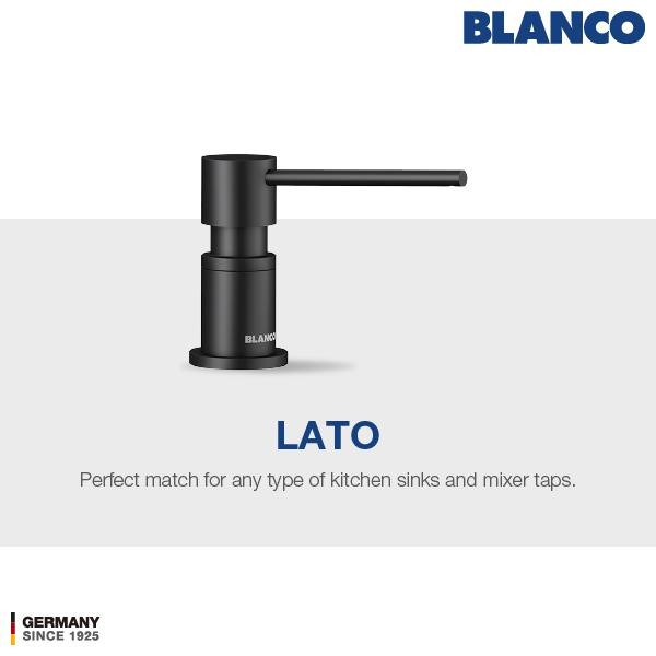 

Tempat Sabun Cuci Piring Soap Dispenser BLANCO Lato Black Matt