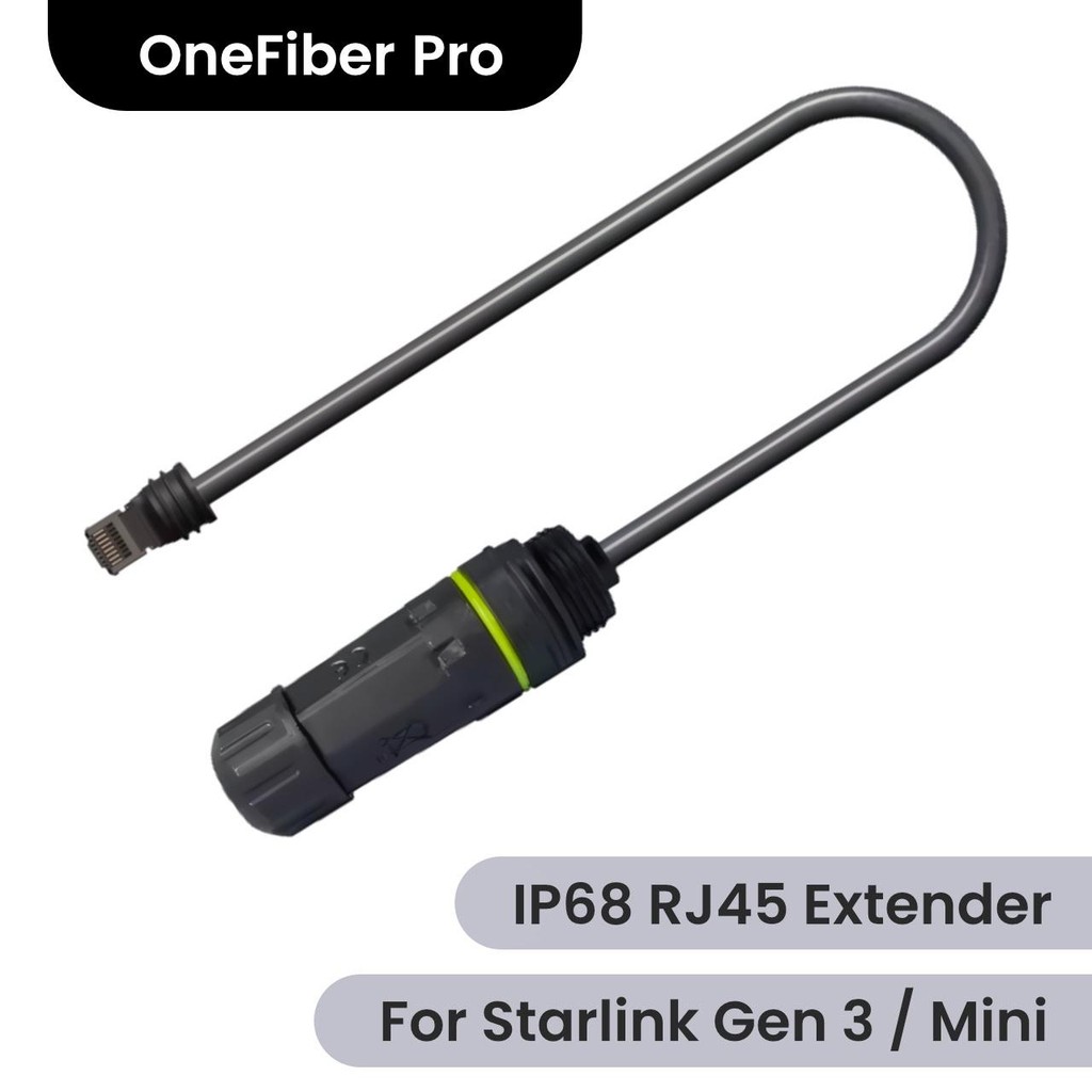 Starlink Gen 3 V3 RJ45 Ethernet Extender Waterproof IP68 Adapter