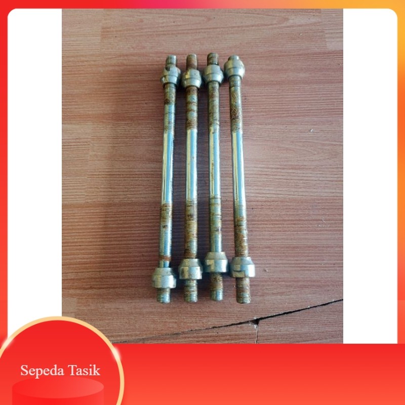 as roda belakang sepeda panjang 19 cm nos