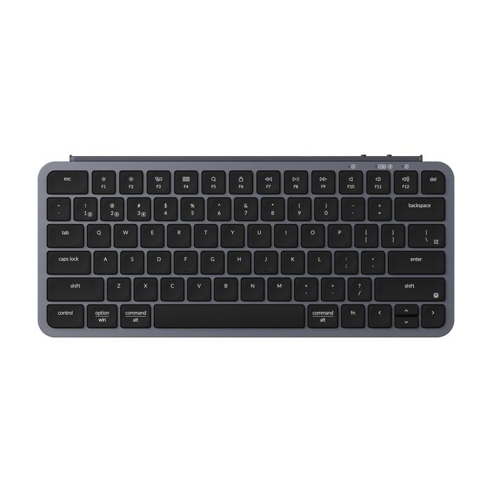 

Keychron B1 Pro Ultra-slim Wireless Keyboard iPad Tablet Android Wireless Bluetooth, Dongle 2.4GHz & Wired - Space Grey