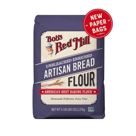 

PROMO! Bob's Red Mill Unbleached Artisan Bread Flour 2.27kg (Bob's Red Mill Tepung Roti Artisan Tanpa Pemutih 2.27kg ) Maizena,tepung kue