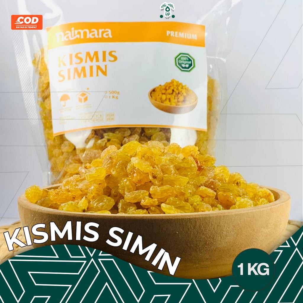 

Kismis Simin Mutiara Manis Premium Oleh-oleh Haji dan Umroh 1Kg