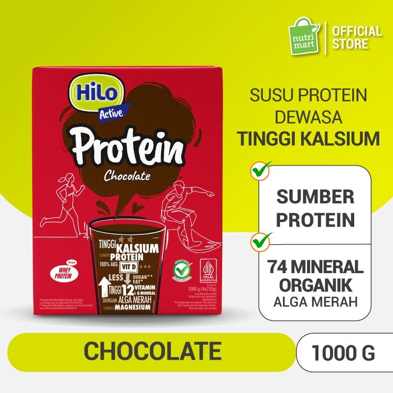 

HiLo Active Chocolate 1000 gram - Susu Tinggi Kalsium
