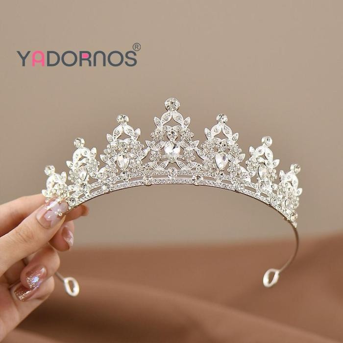 YADORNOS Headband Tiara Princess untuk Anak Perempuan - Aksesoris Rambut Mahkota Imut Hadiah Ulang T