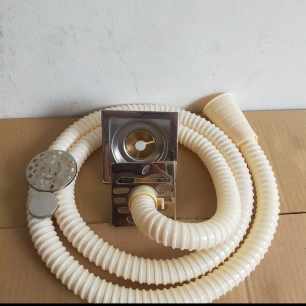 

floor drain mesin cuci dan selang 2 meter