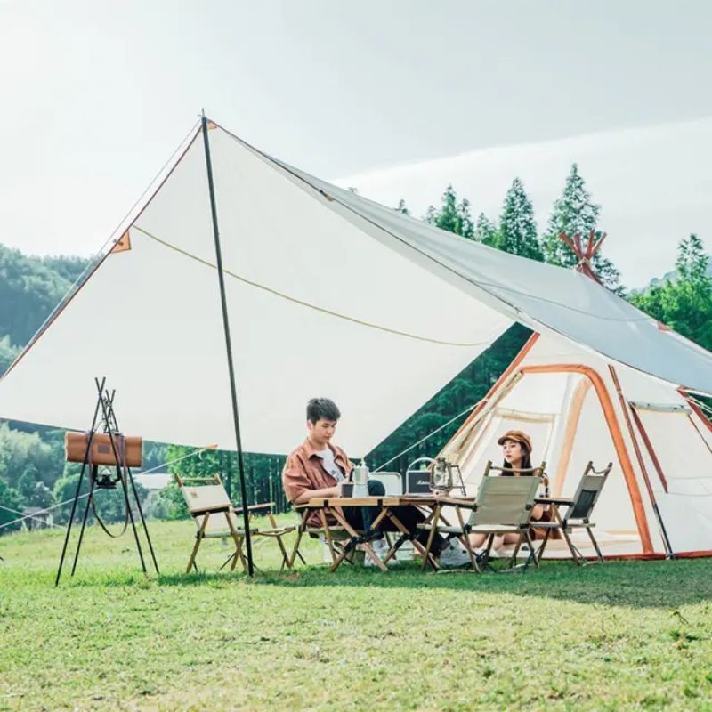 Flysheet TENDA 2,5M x 3,5M atap tenda waterproof Atap tenda flysheet anti air plesit 2,5m x 3,5m / f