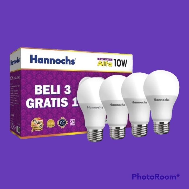 Hannochs - Lampu Led Alfa BELI 3 GRATIS 1 6 Watt, 10 Watt, 13 WattMurah