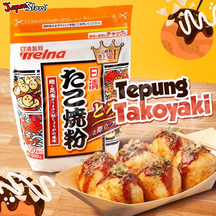

Nisshin Tepung Premiks Instant Takoyaki 500g - Nisshin Takoyaki-Ko