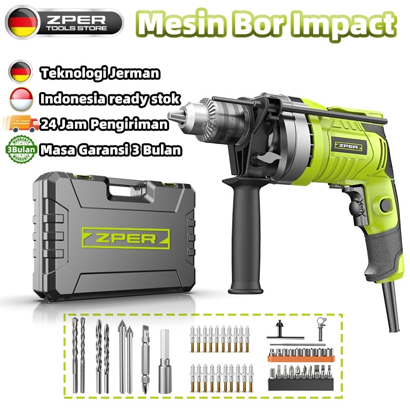 TERLARISZPER Original Impact Mesin Bor Impact Air Drill Listrik Beton Besi impek