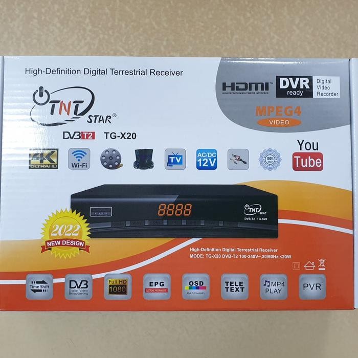 Set Top Box STB TV Digital DVB T2 TNT Star TG-X20