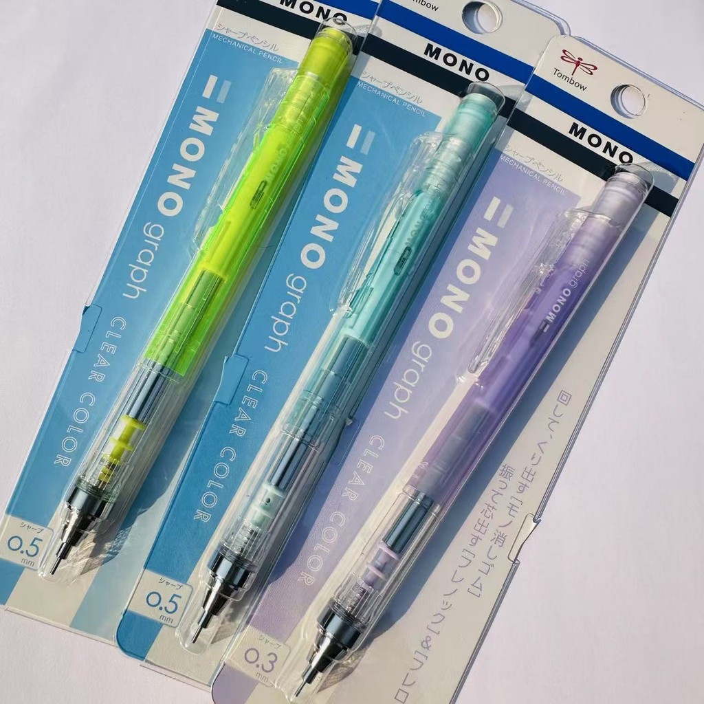 

0.3mm/0.5mm Macaron Color Shake Out Lead Automatic Pencil Tombow Mono Automatic Pencil Student Stationery Office Supplies