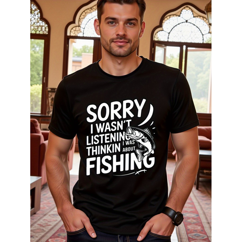 Kaos Mancing Lucu - Kaos Pria/Remaja, Nyaman & Cocok untuk Hadiah