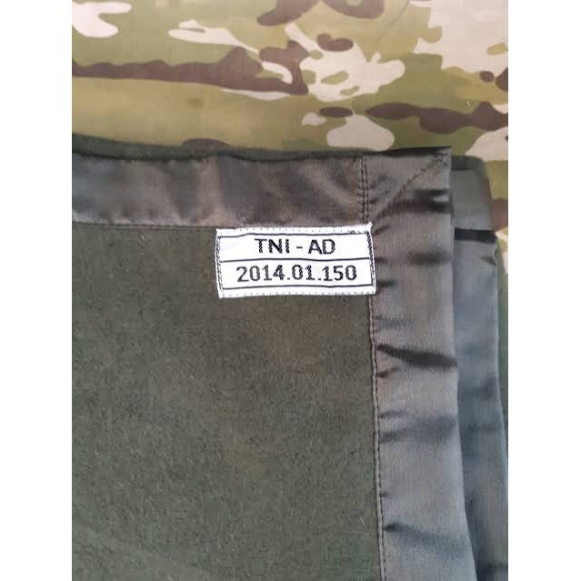 SELIMUT JATAH TNI AD ANJAYMALANG   Selimut Jatah TNI Hijau HIJAU