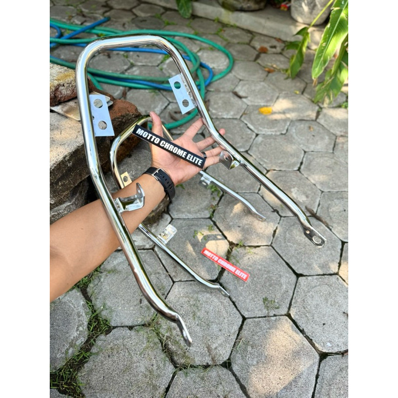 BEGEL GL100 BEHEL GL 100 CHROME CROME ORIGINAL BAHAN TEBAL DETAIL ORIGINAL