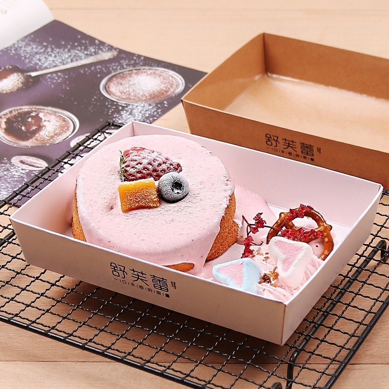5PCS Mika Dessert Box ukuran Besar 12,4 x 16,7 CM/ KOTAK Makanan Mika Donut MIka Bolu /5 pcs Korean 