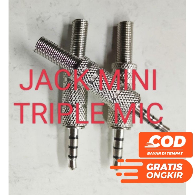 JACK MINI TRIPPLE JEK MIC TRIPLE TRIPEL