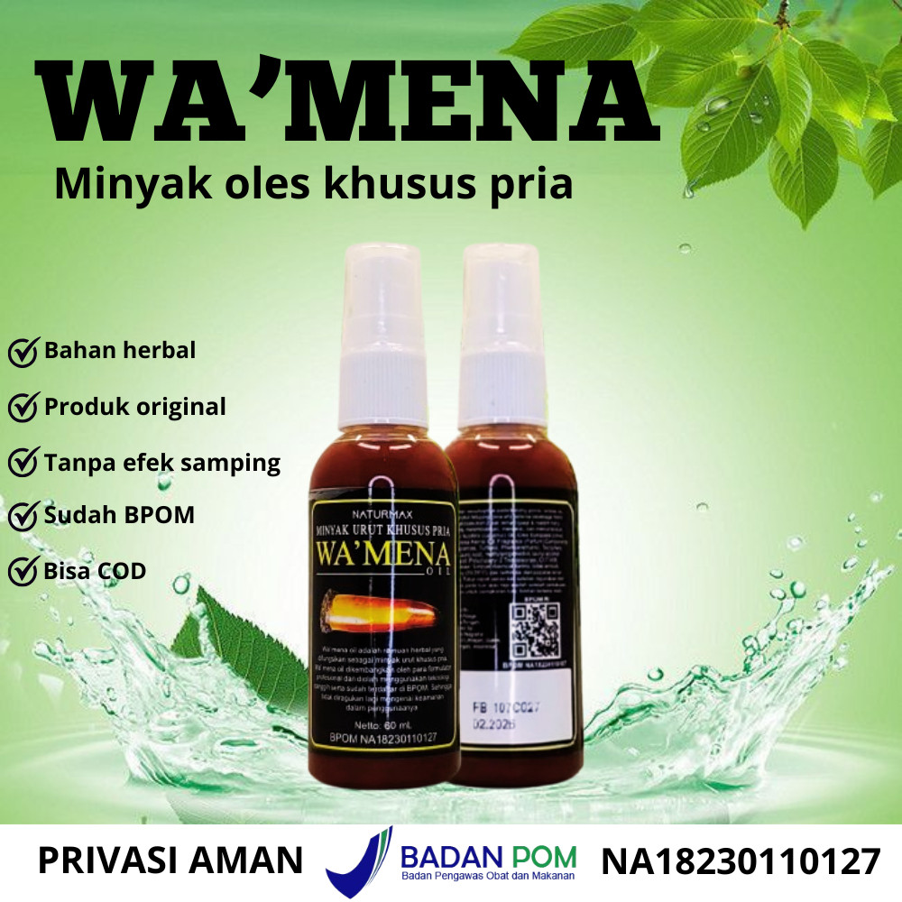 WAMENA OIL / MINYAK OLES KHUSUS PRIA TANPA EFEK SAMPING By Holywings