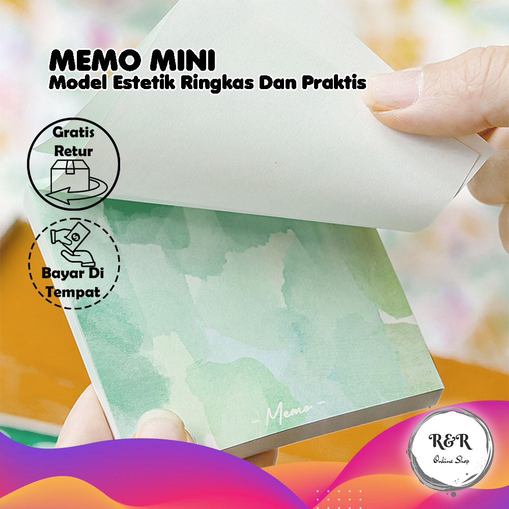 

Memo Mini Simple Dan Serbaguna Memo Mini Aesthetic Floral Series Memo Mini Cocok untuk Diary Planner Dan Kado