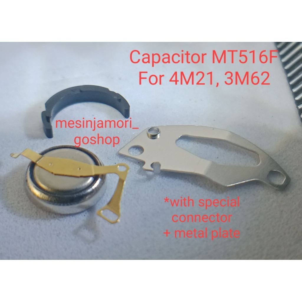 Capacitor seiko MT516F untuk 3M62 4M21 4M22 30274MY original