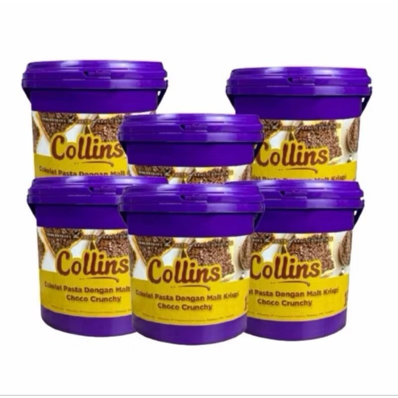 Collins Crunchy 350gram /Selai Cokelat Crunchy