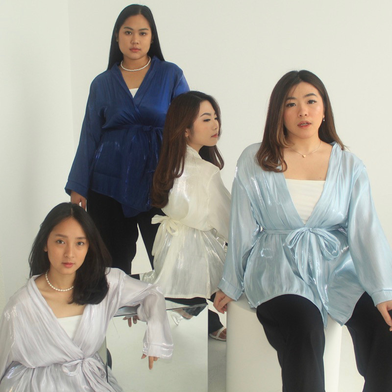 SAXCSHOP Alia Outer ( Outer Wanita / Outer Bigsize / Outer Kondangan / baju pesta / baju kondangan )