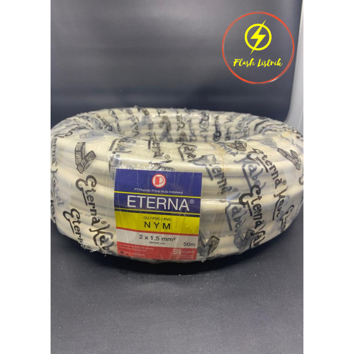 hostomps [Eterna] Kabel Eterna NYM Eterna 50M 2x1,5 / 2x2,5 / 3x1,5 / 3x2,5 / 4x1,5 / 4x2,5 / 4x4
