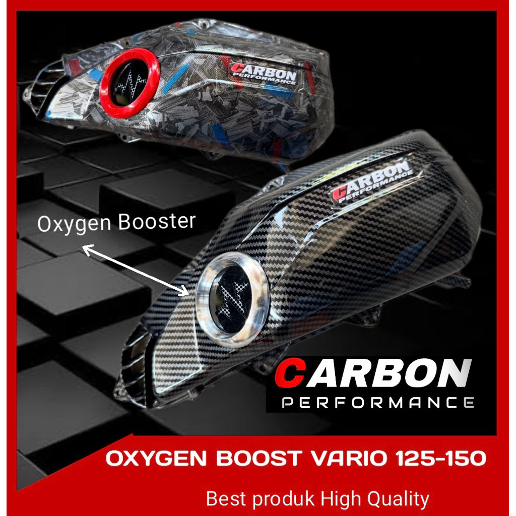 LYNNE.SHOP CORONG UDARA TUTUP FILTER VARIO 150 CARBON k59◾️COCOK UNTUK VARIO 125-150 CC -tutup filte