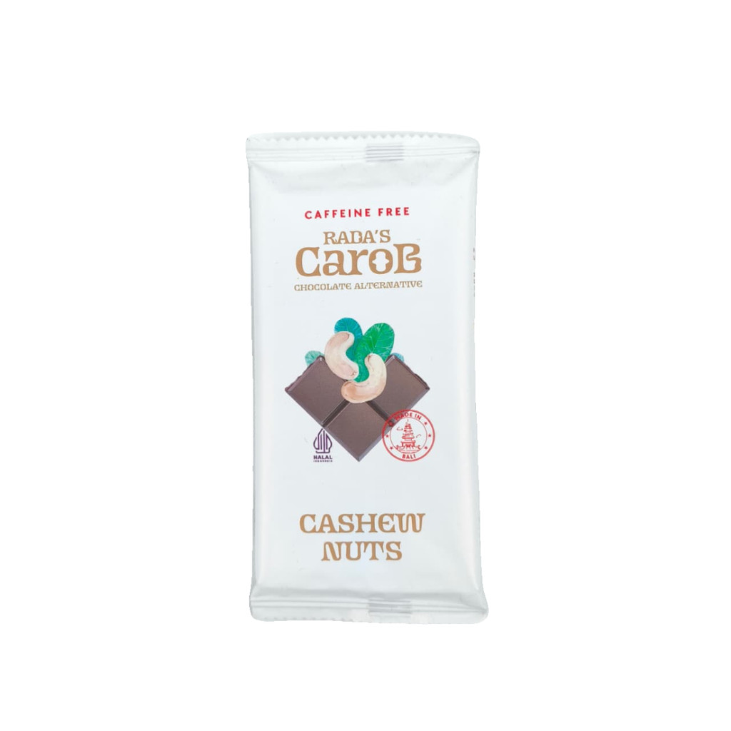 

Rada's Carob Chocolate Alternative Cashew Nuts 50Gr Radas Carob Caffeine Free