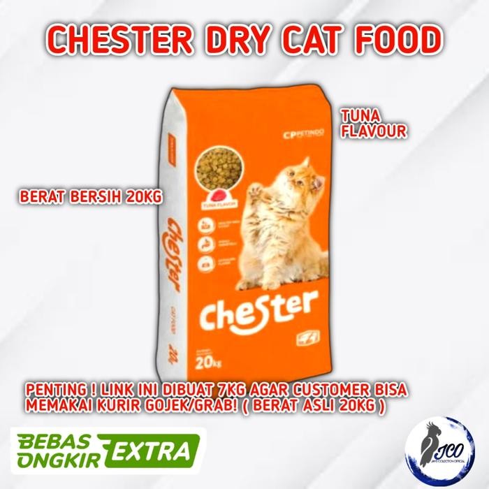 CHESTER 20KG MAKANAN KUCING CHESTER CAT FOOD 20KG