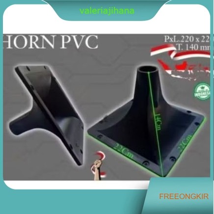 Horn Tweeter 22×22×14 HOREN Corong Tweeter 22×22×14 Plastik PVC