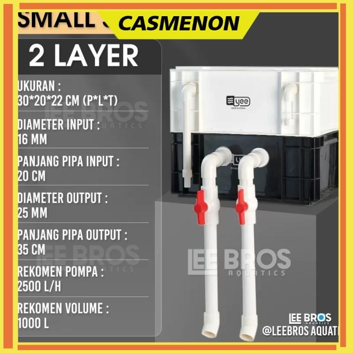 Filter Kolam Ikan Koi Hias / Ember Bio Filter Kolam / Tong Filter Kolam Ikan / Trickle Box Filter Ko