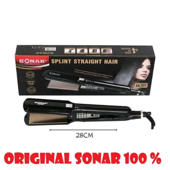 (COD) Catokan Rambut Sonar GLOSSY SN 823 / Catok 823 Sonar Meluruskan Rambut