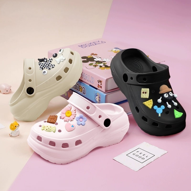 Sandal wanita / sandal tebal anti selip / sandal anak perempuan modis Sandal EVA tebal   2-14 tahun