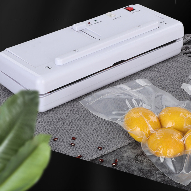 Small Commercial Vacuum Food Sealers Household Food  Plastic Sealing Packaging Machine Kitchen Fresh