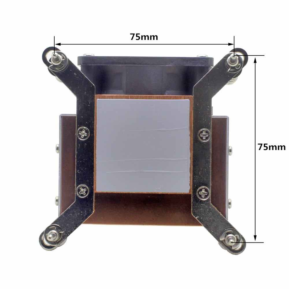 2U Server CPU Cooler Heatsink Cooling Fan For Intel Xeon LGA 1155 1156 1150 1151 Industrial computer