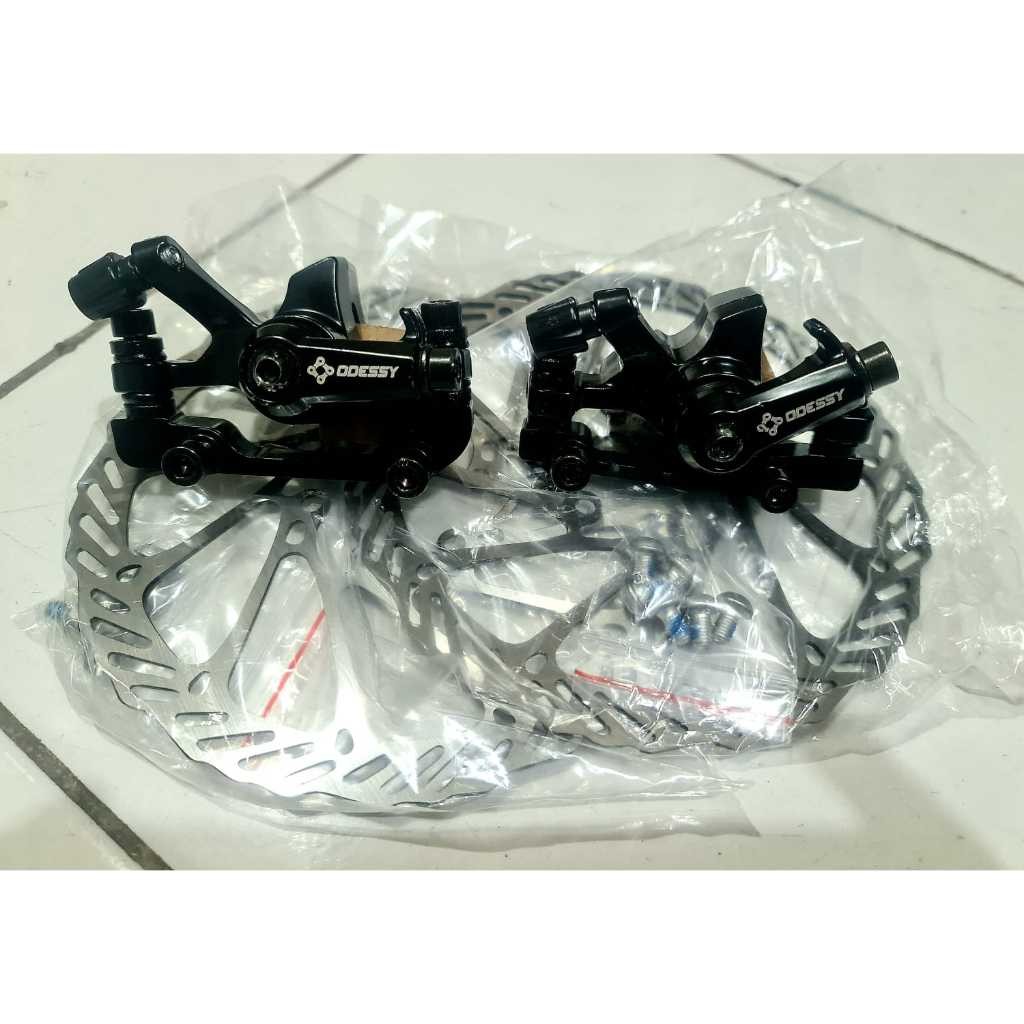 Rem Cakram Sepeda 1 Set / Disc Brake Sepeda / Cakram Sepeda /  Rem Odessy Depan Belakang